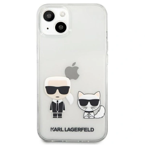 Etui Karl Lagerfeld KLHCP13MCKTR Apple iPhone 13 hardcase Transparent Karl & Choupette