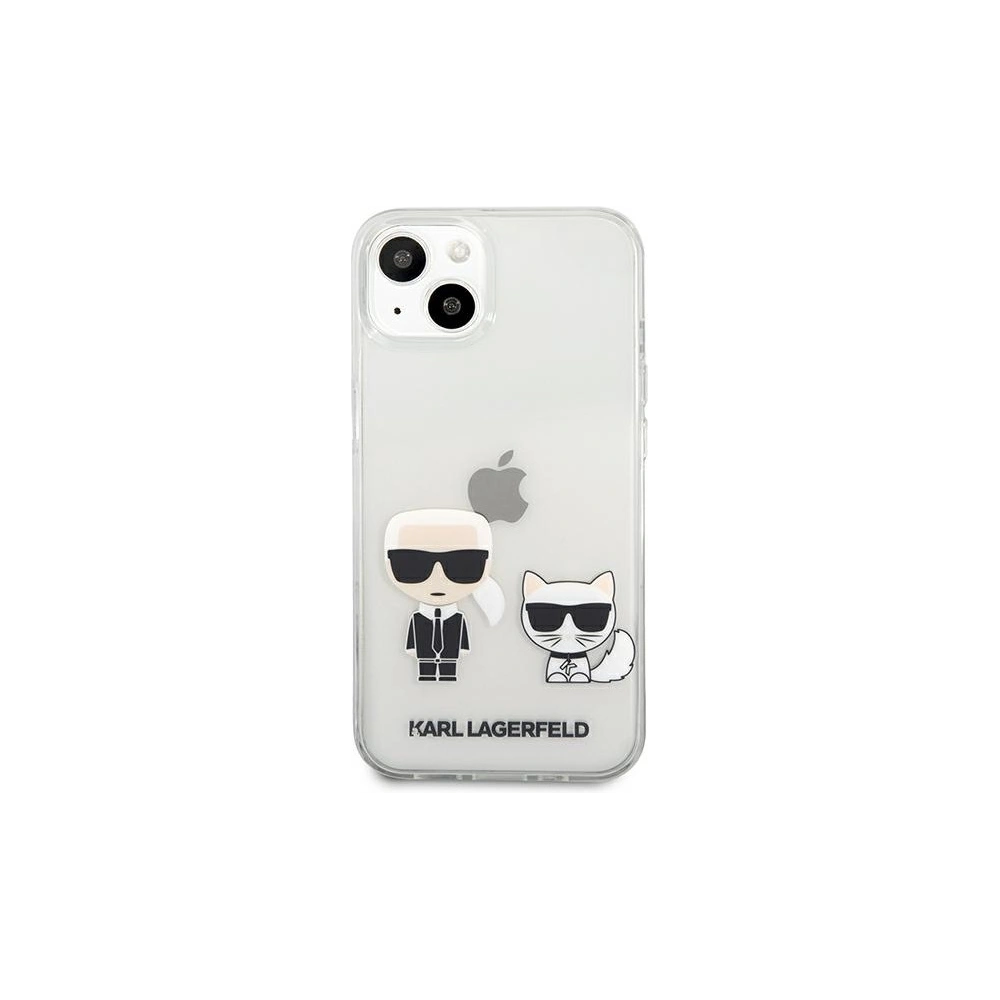 Hurtownia GSM - Etui Karl Lagerfeld KLHCP13MCKTR Apple iPhone 13 hardcase Transparent Karl & Choupette - KLD613CL - {ean13} - Hurt
