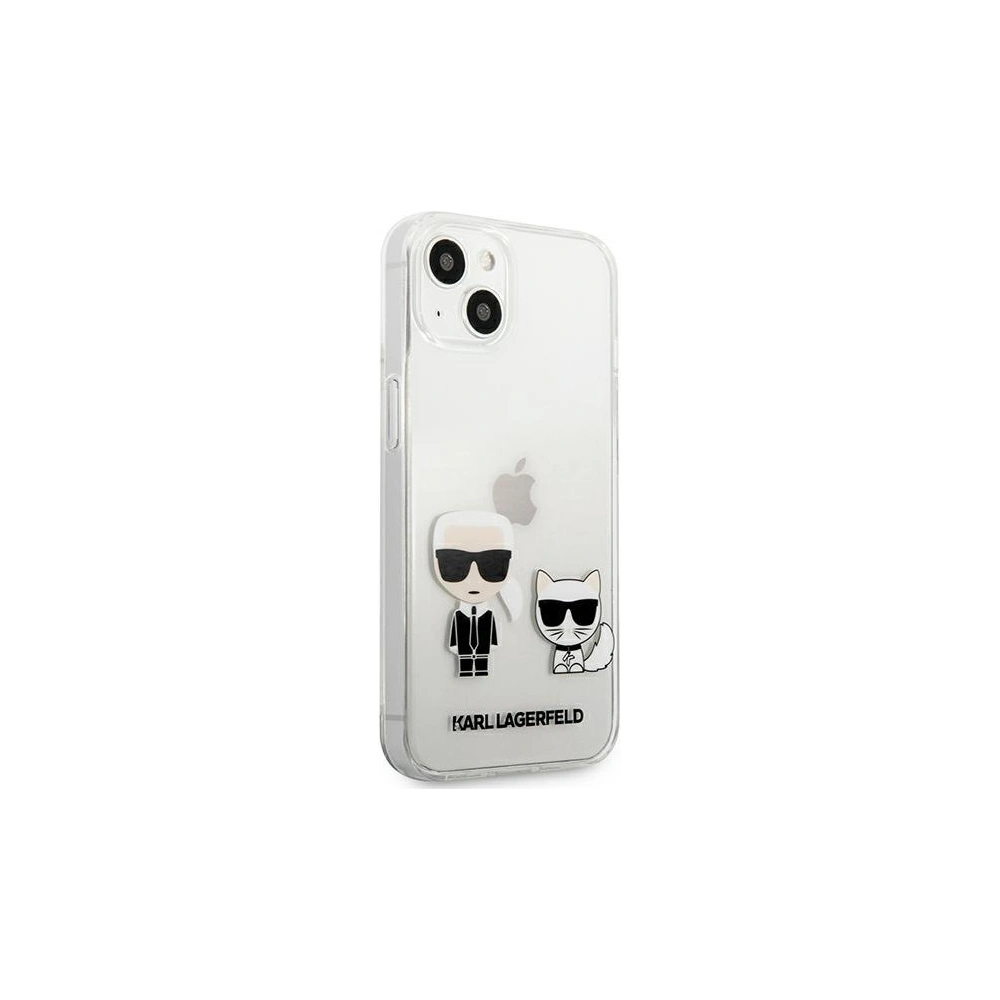 Hurtownia GSM - Etui Karl Lagerfeld KLHCP13MCKTR Apple iPhone 13 hardcase Transparent Karl & Choupette - KLD613CL - {ean13} - Hurt