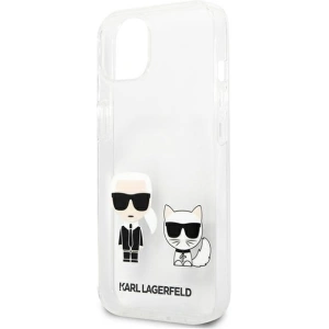 Etui Karl Lagerfeld KLHCP13MCKTR Apple iPhone 13 hardcase Transparent Karl & Choupette
