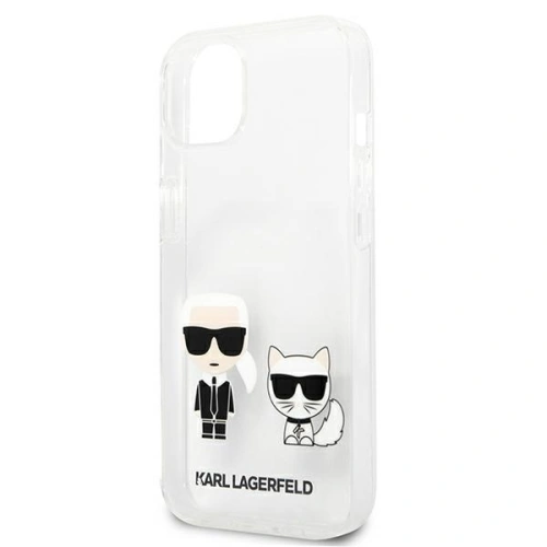 Etui Karl Lagerfeld KLHCP13MCKTR Apple iPhone 13 hardcase Transparent Karl & Choupette