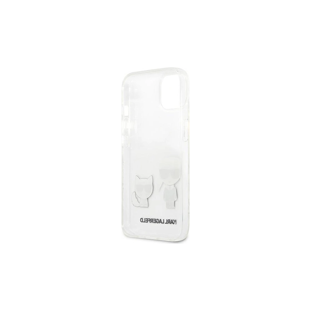 Wholesale Karl Lagerfeld KLHCP13MCKTR Apple iPhone 13 hardcase Transparent Karl & Choupette - KLD613CL - {ean13} - Hurt