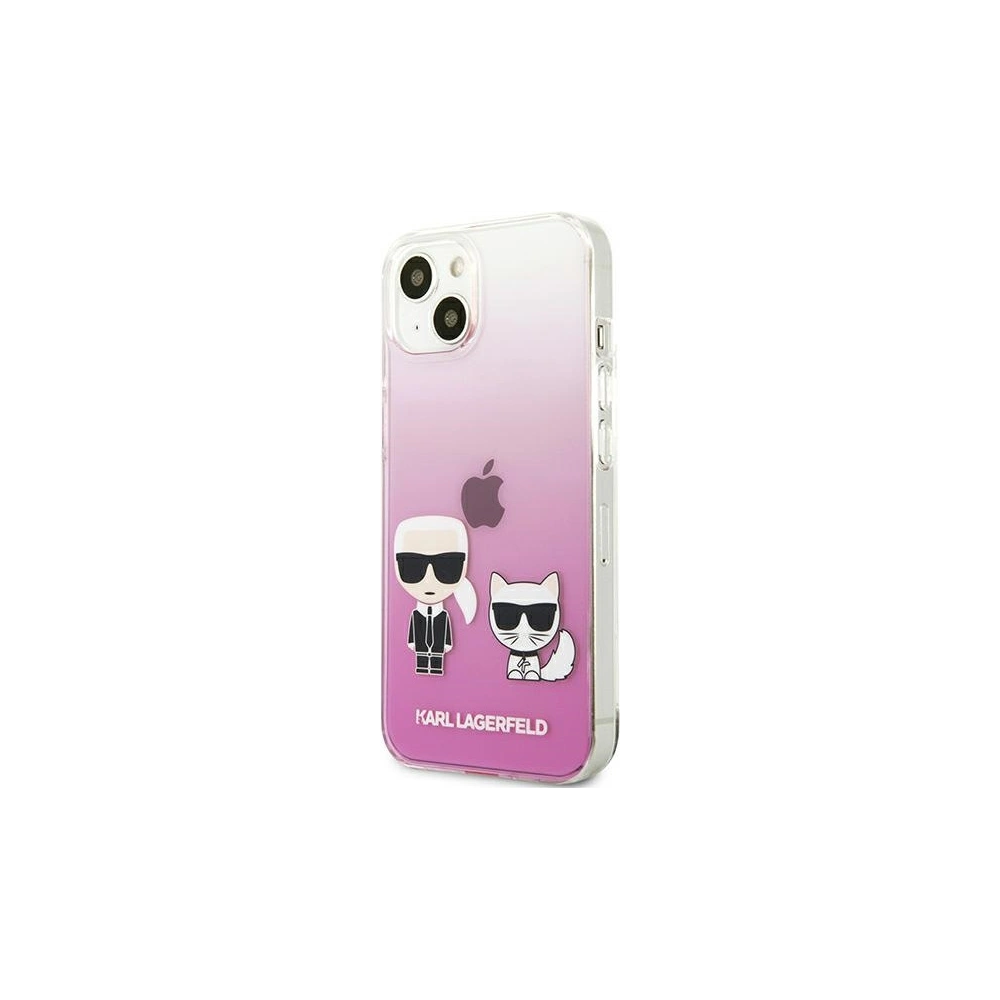 Hurtownia GSM - Etui Karl Lagerfeld KLHCP13MCKTRP Apple iPhone 13 hardcase różowy/pink Karl & Choupette - KLD614PNK - {ean13} - Hurt