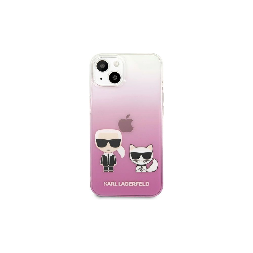 Hurtownia GSM - Etui Karl Lagerfeld KLHCP13MCKTRP Apple iPhone 13 hardcase różowy/pink Karl & Choupette - KLD614PNK - {ean13} - Hurt