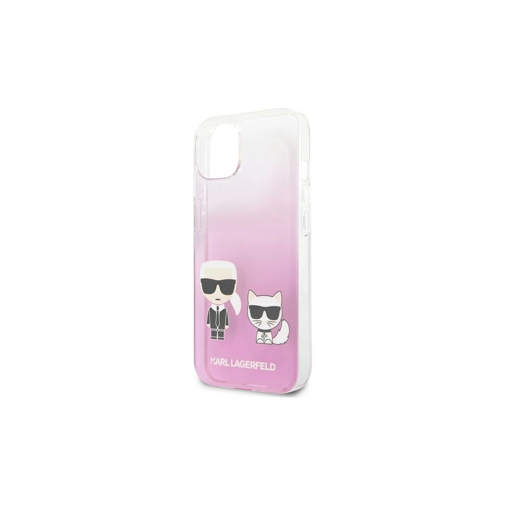 Hurtownia GSM - Etui Karl Lagerfeld KLHCP13MCKTRP Apple iPhone 13 hardcase różowy/pink Karl & Choupette - KLD614PNK - {ean13} - Hurt