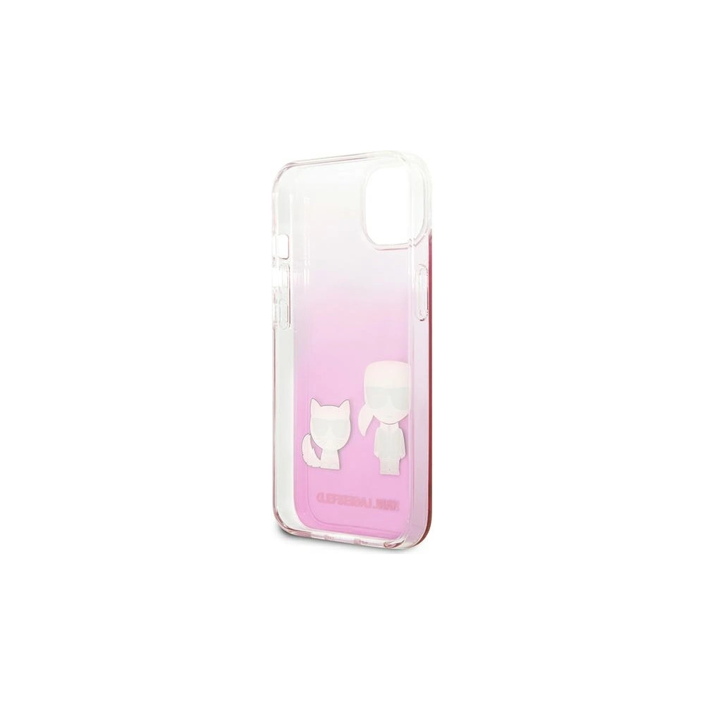Wholesale Karl Lagerfeld KLHCP13MCKTRP Apple iPhone 13 hardcase pink Karl & Choupette - KLD614PNK - {ean13} - Hurt