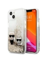 Etui Karl Lagerfeld KLHCP13MGKCD Apple iPhone 13 złoty/gold hardcase Liquid Glitter Karl&Choupette