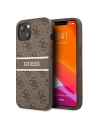 Hurtownia GSM - Etui Guess GUHCP13S4GDBR Apple iPhone 13 mini hnědý/brown hardcase 4G Stripe - GUE1280BR - {ean13} - Hurt