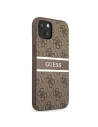 Hurtownia GSM - Etui Guess GUHCP13S4GDBR Apple iPhone 13 mini hnědý/brown hardcase 4G Stripe - GUE1280BR - {ean13} - Hurt