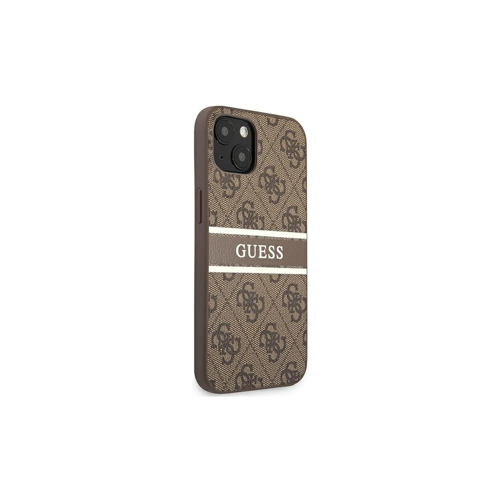 Hurtownia GSM - Etui Guess GUHCP13S4GDBR Apple iPhone 13 mini hnědý/brown hardcase 4G Stripe - GUE1280BR - {ean13} - Hurt