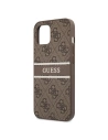Hurtownia GSM - Etui Guess GUHCP13S4GDBR Apple iPhone 13 mini brązowy/brown hardcase 4G Stripe - GUE1280BR - {ean13} - Hurt