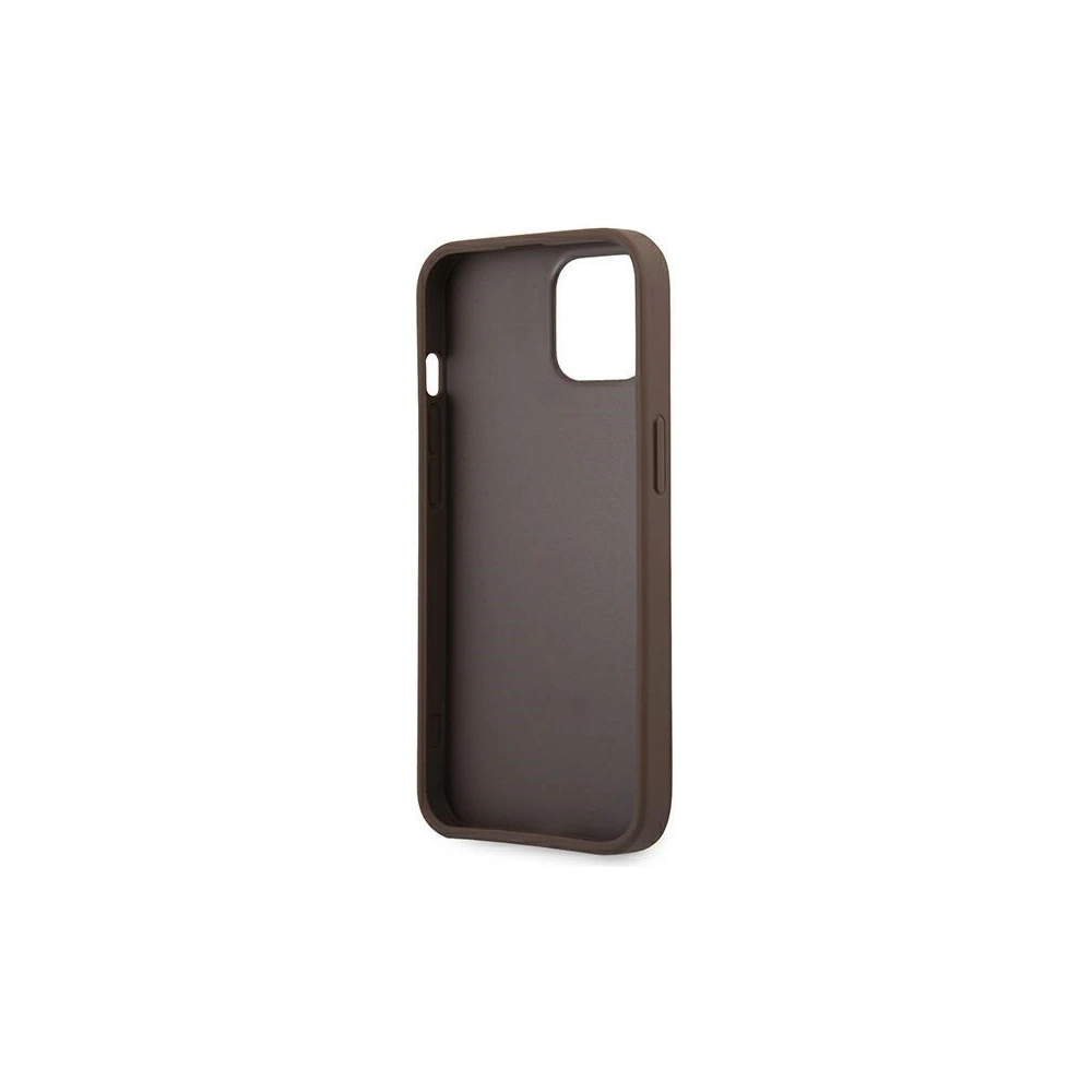 Hurtownia GSM - Etui Guess GUHCP13S4GDBR Apple iPhone 13 mini hnědý/brown hardcase 4G Stripe - GUE1280BR - {ean13} - Hurt