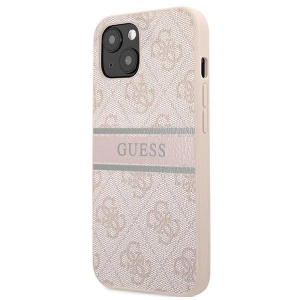 Etui Guess GUHCP13S4GDPI Apple iPhone 13 mini różowy/pink hardcase 4G Stripe