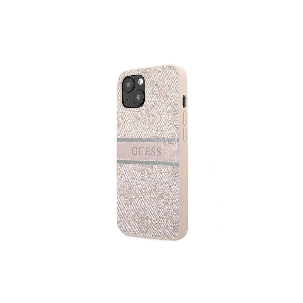 Hurtownia GSM - Etui Guess GUHCP13S4GDPI Apple iPhone 13 mini růžový/pink hardcase 4G Stripe - GUE1281PNK - {ean13} - Hurt