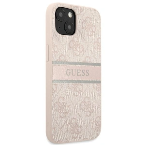 Etui Guess GUHCP13S4GDPI Apple iPhone 13 mini różowy/pink hardcase 4G Stripe