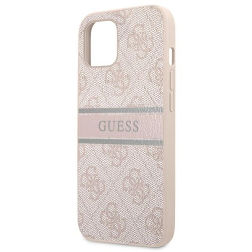 Etui Guess GUHCP13S4GDPI Apple iPhone 13 mini różowy/pink hardcase 4G Stripe