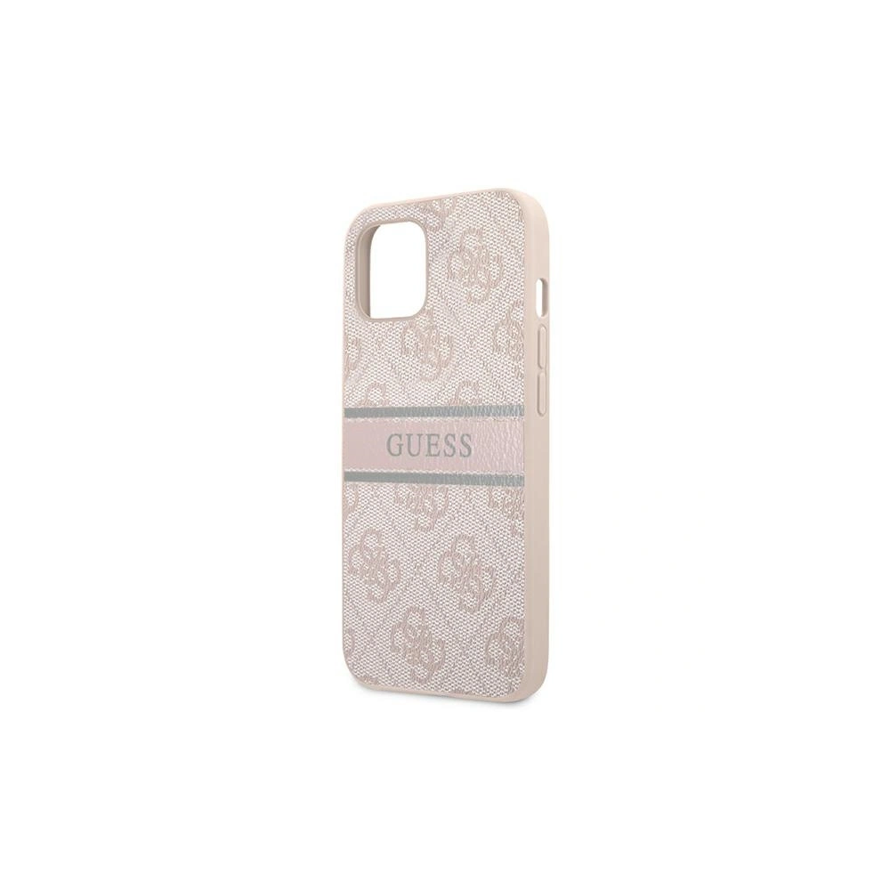 Hurtownia GSM - Etui Guess GUHCP13S4GDPI Apple iPhone 13 mini růžový/pink hardcase 4G Stripe - GUE1281PNK - {ean13} - Hurt