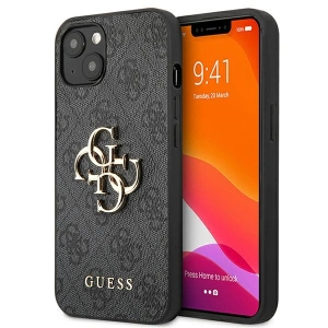 Etui Guess GUHCP13S4GMGGR Apple iPhone 13 mini szary/grey hardcase 4G Big Metal Logo