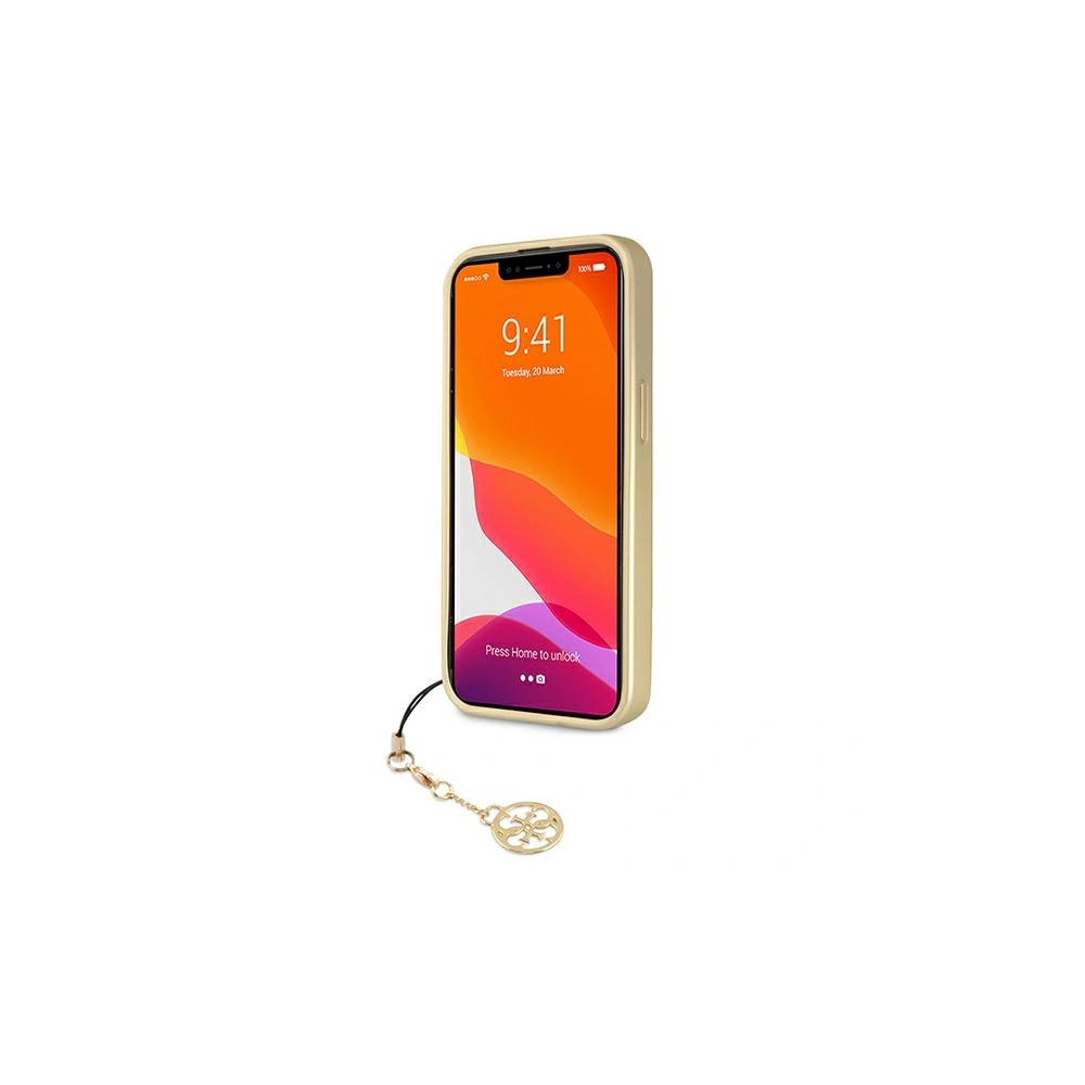 Hurtownia GSM - Etui Guess GUHCP13SGF4GBR Apple iPhone 13 mini brązowy/brown hardcase 4G Charms Collection - GUE1283BR - {ean13} - Hurt