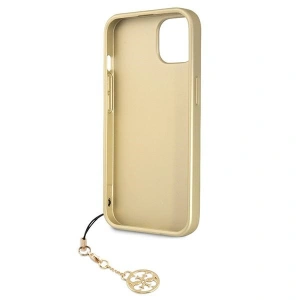 Etui Guess GUHCP13SGF4GBR Apple iPhone 13 mini brązowy/brown hardcase 4G Charms Collection