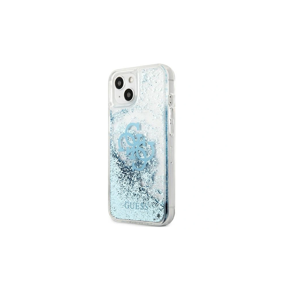 Hurtownia GSM - Etui Guess GUHCP13SLG4GBL Apple iPhone 13 mini modrý/blue hardcase 4G Big Liquid Glitter - GUE1284BLU - {ean13} - Hurt