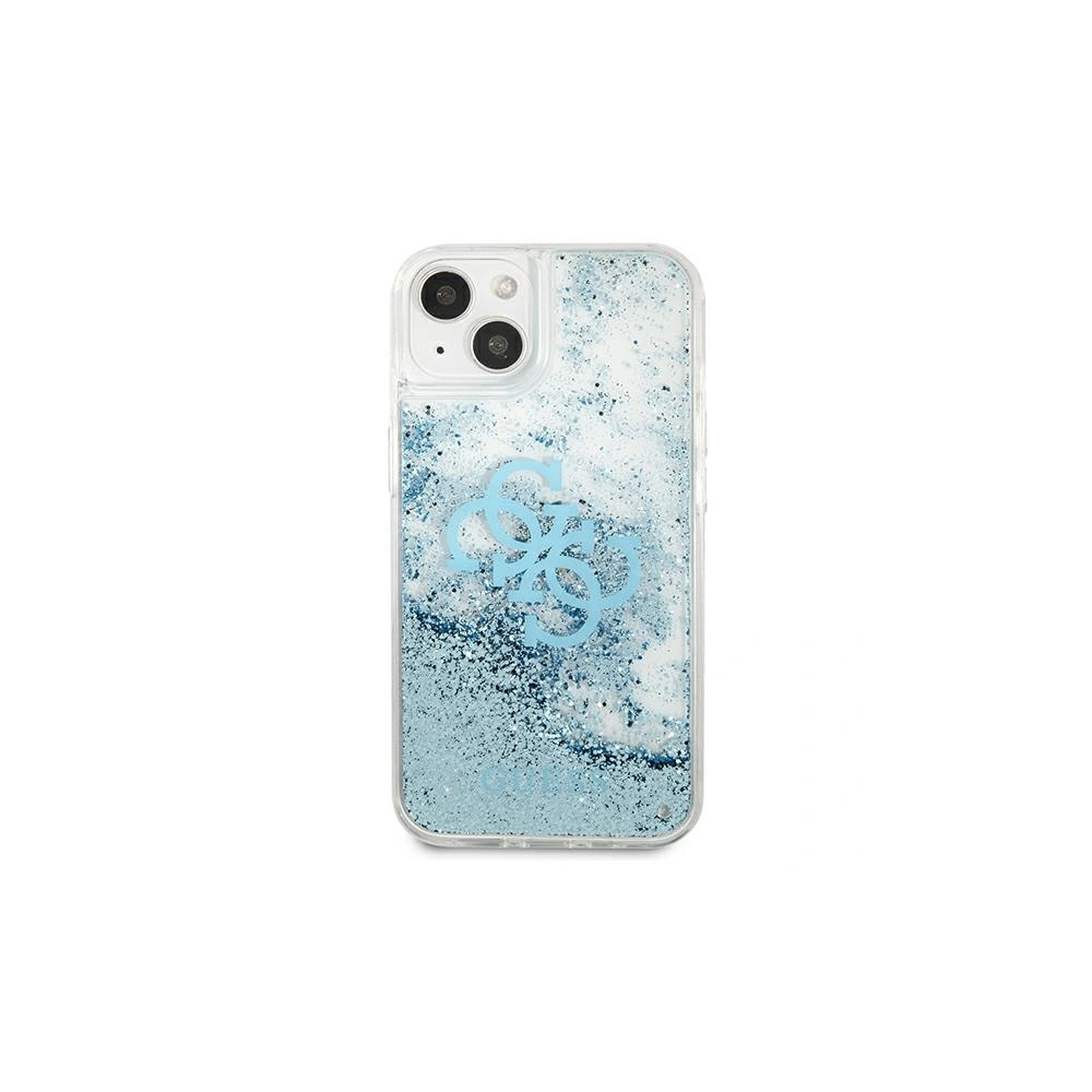 Hurtownia GSM - Etui Guess GUHCP13SLG4GBL Apple iPhone 13 mini modrý/blue hardcase 4G Big Liquid Glitter - GUE1284BLU - {ean13} - Hurt