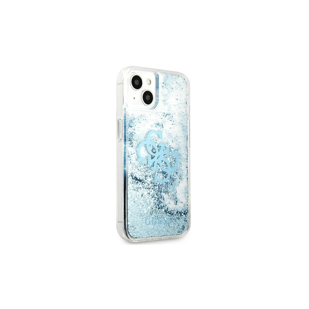 Hurtownia GSM - Etui Guess GUHCP13SLG4GBL Apple iPhone 13 mini modrý/blue hardcase 4G Big Liquid Glitter - GUE1284BLU - {ean13} - Hurt