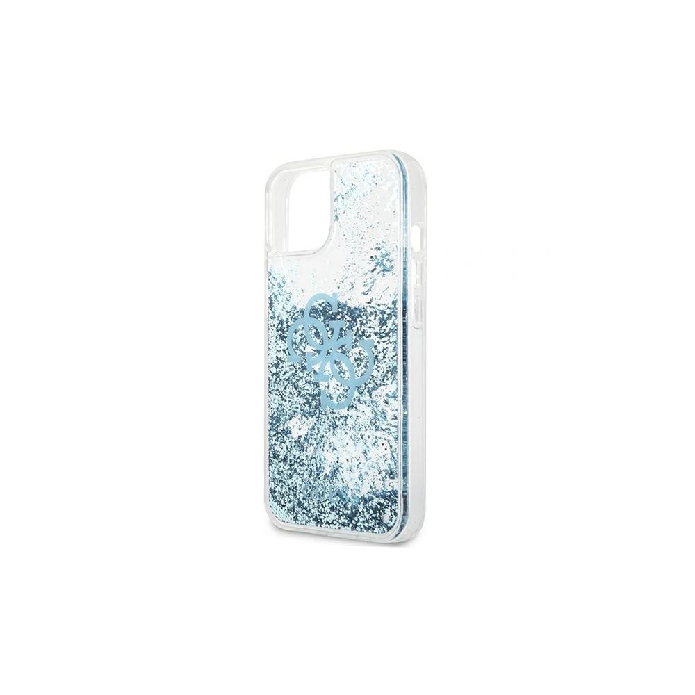Hurtownia GSM - Etui Guess GUHCP13SLG4GBL Apple iPhone 13 mini modrý/blue hardcase 4G Big Liquid Glitter - GUE1284BLU - {ean13} - Hurt