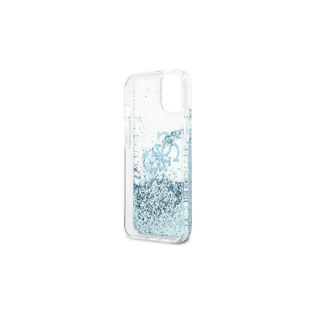 Hurtownia GSM - Etui Guess GUHCP13SLG4GBL Apple iPhone 13 mini modrý/blue hardcase 4G Big Liquid Glitter - GUE1284BLU - {ean13} - Hurt