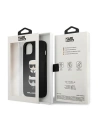 Karl Lagerfeld KLHCP13MSAKICKCBK Apple iPhone 13 black book Saffiano Karl & Choupette