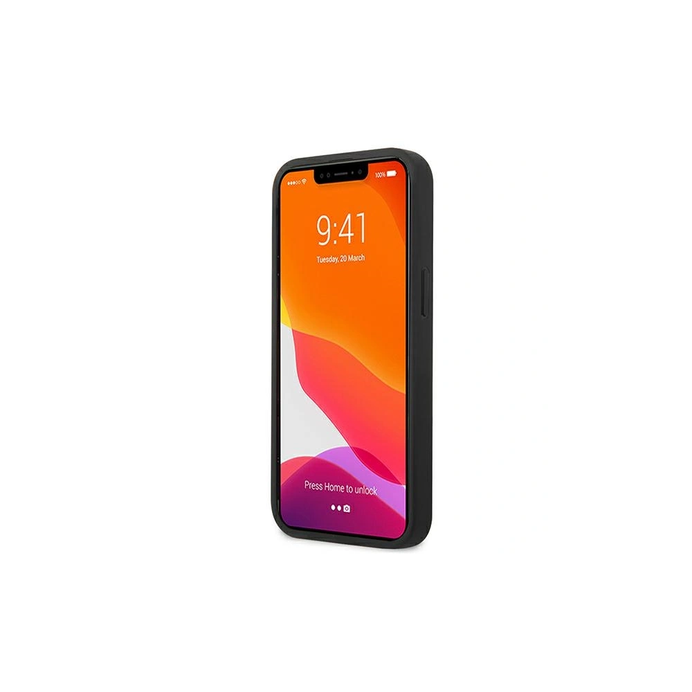 Hurtownia GSM - Etui Guess GUHCP13SSA4GSBK Apple iPhone 13 mini czarny/black hardcase Saffiano 4G Metal Logo - GUE1287BLK - {ean13} - Hurt