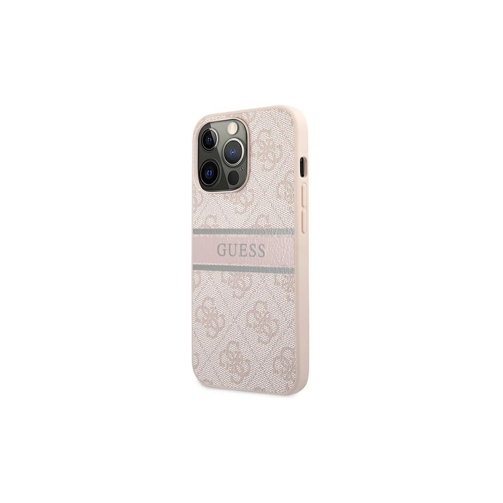 Hurtownia GSM - Etui Guess GUHCP13X4GDPI Apple iPhone 13 Pro Max różowy/pink hardcase 4G Stripe - GUE1289PNK - {ean13} - Hurt