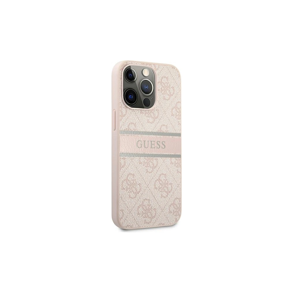 Hurtownia GSM - Etui Guess GUHCP13X4GDPI Apple iPhone 13 Pro Max różowy/pink hardcase 4G Stripe - GUE1289PNK - {ean13} - Hurt