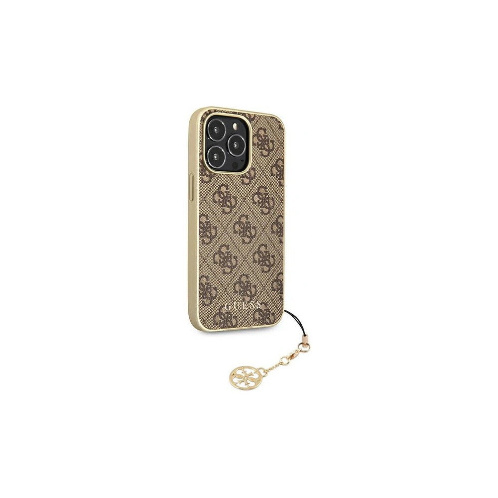 Hurtownia GSM - Etui Guess GUHCP13XGF4GBR Apple iPhone 13 Pro Max hnědý/brown hardcase 4G Charms Collection - GUE1291BR - {ean13} - Hurt