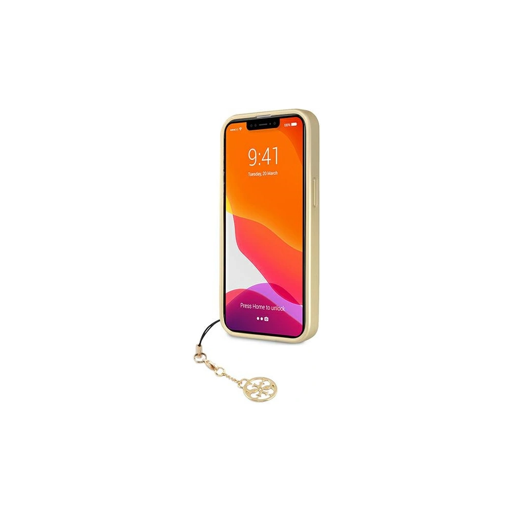 Hurtownia GSM - Case Guess GUHCP13XGF4GBR Apple iPhone 13 Pro Max braun/brown Hardcase 4G Charms Collection - GUE1291BR - {ean13} - Hurt