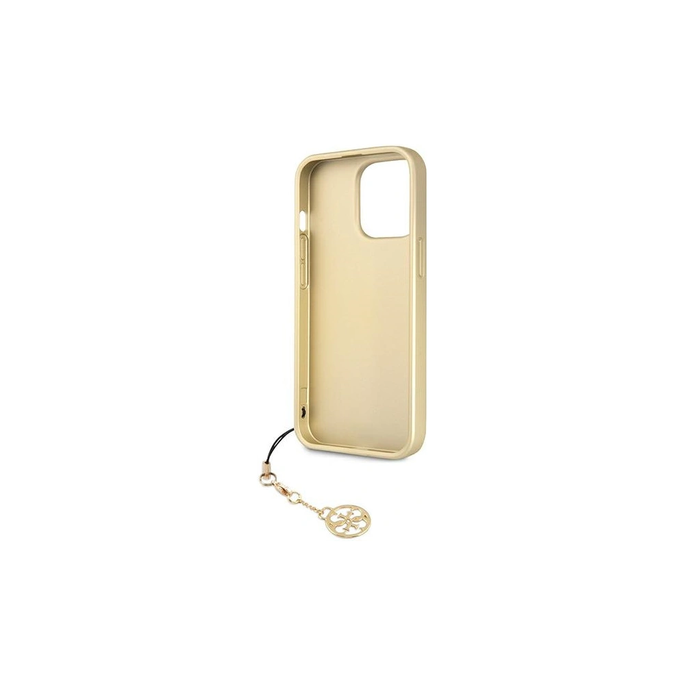Wholesale Guess GUHCP13XGF4GBR Apple iPhone 13 Pro Max brown hardcase 4G Charms Collection - GUE1291BR - {ean13} - Hurt