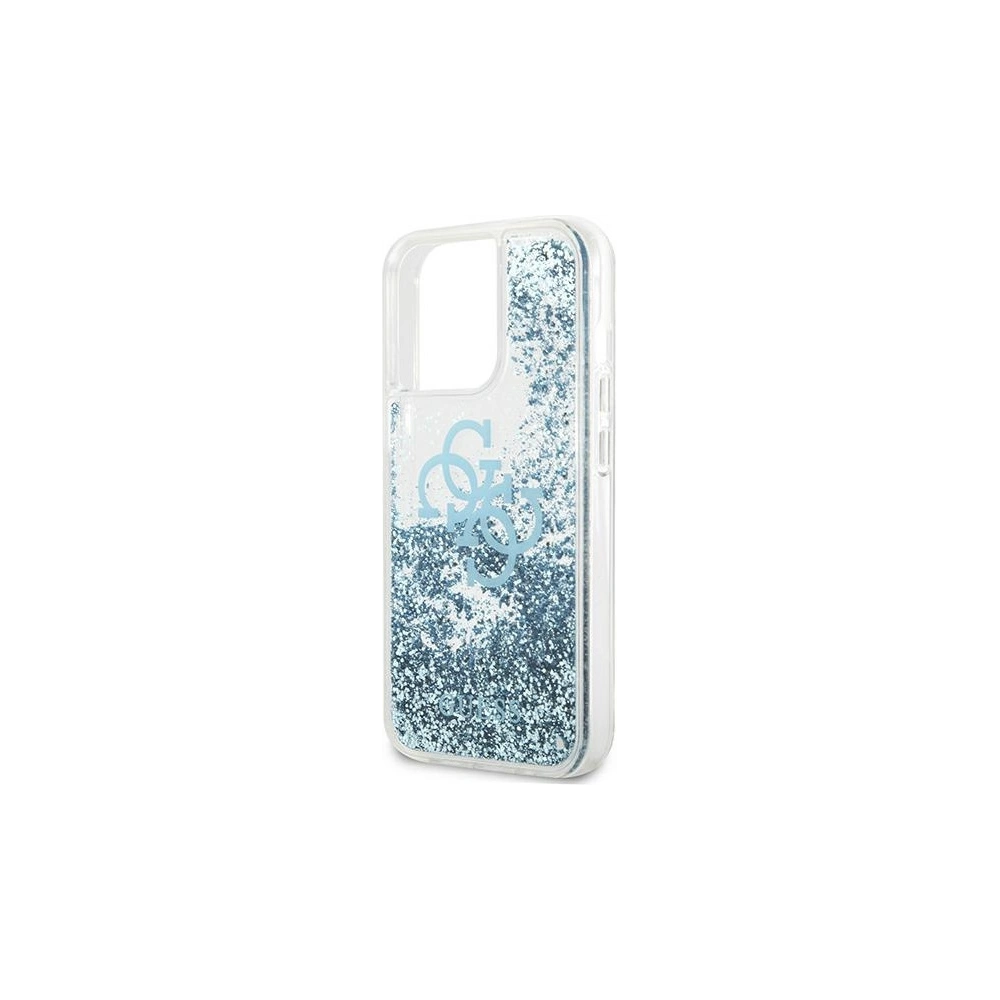 Wholesale Guess GUHCP13XLG4GBL Apple iPhone 13 Pro Max blue hardcase 4G Big Liquid Glitter - GUE1292BLU - {ean13} - Hurt