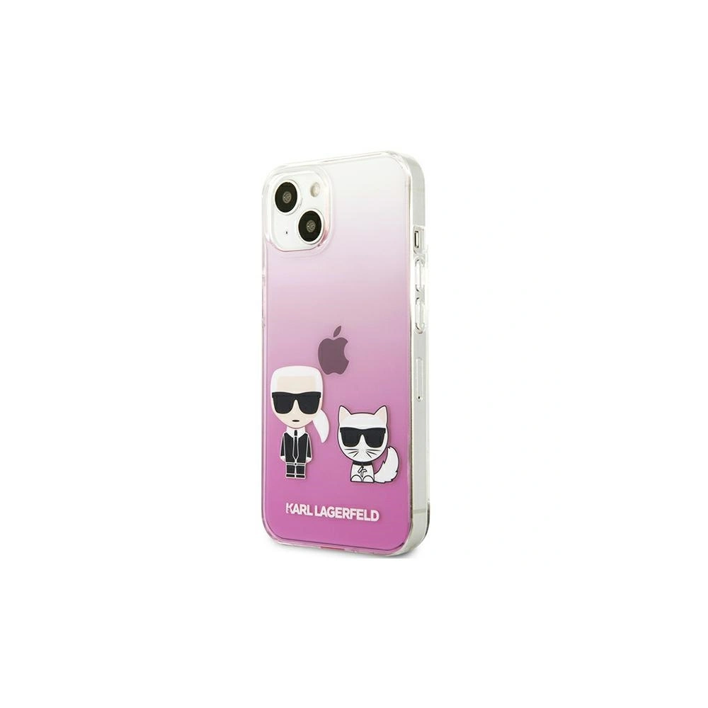 Hurtownia GSM - Etui Karl Lagerfeld KLHCP13SCKTRP Apple iPhone 13 mini hardcase różowy/pink Karl & Choupette - KLD628PNK - {ean13} - Hurt
