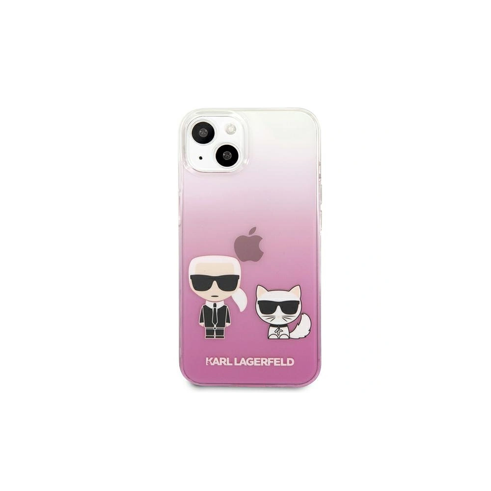 Hurtownia GSM - Etui Karl Lagerfeld KLHCP13SCKTRP Apple iPhone 13 mini hardcase różowy/pink Karl & Choupette - KLD628PNK - {ean13} - Hurt