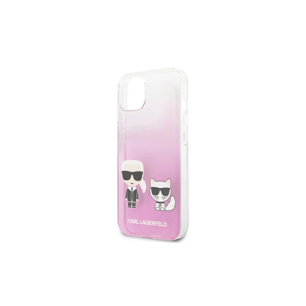 Hurtownia GSM - Etui Karl Lagerfeld KLHCP13SCKTRP Apple iPhone 13 mini hardcase różowy/pink Karl & Choupette - KLD628PNK - {ean13} - Hurt