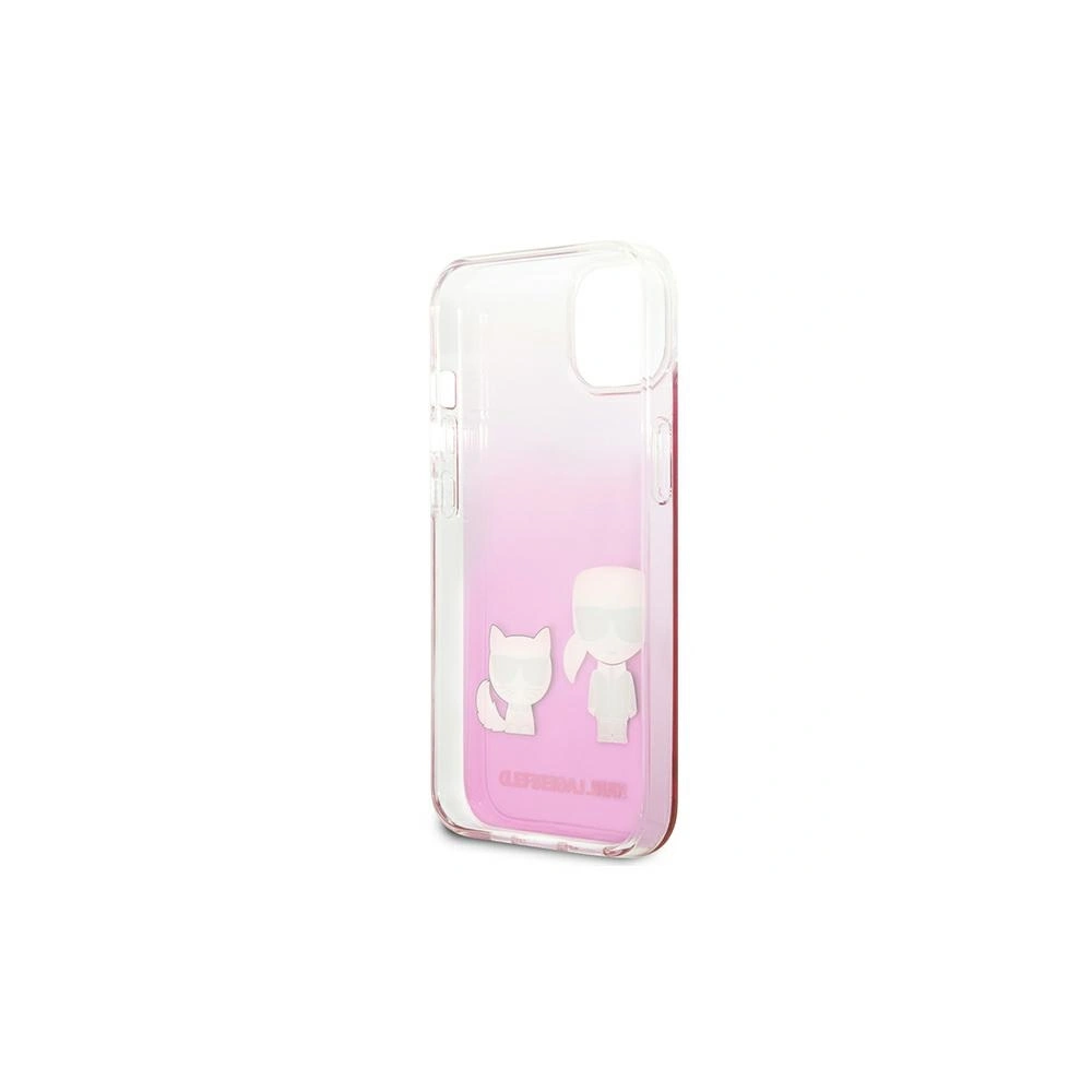Hurtownia GSM - Etui Karl Lagerfeld KLHCP13SCKTRP Apple iPhone 13 mini hardcase różowy/pink Karl & Choupette - KLD628PNK - {ean13} - Hurt
