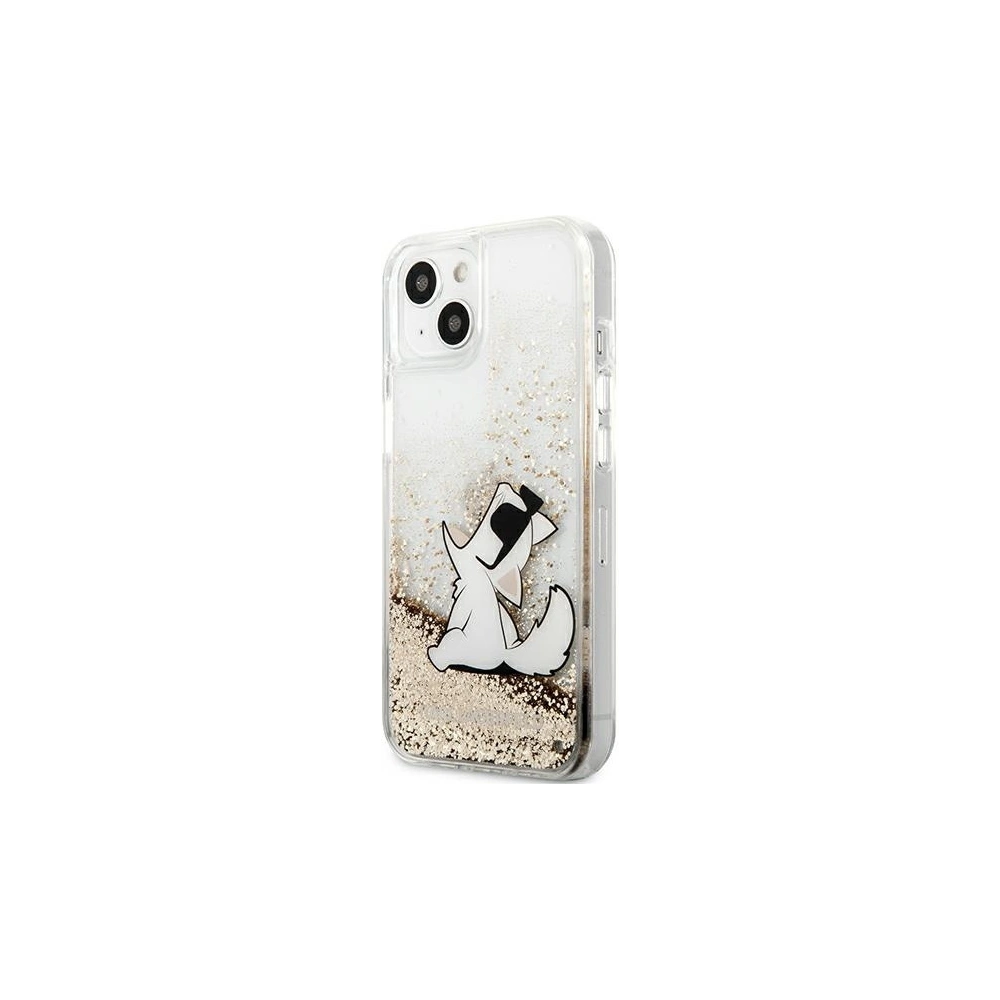 Hurtownia GSM - Etui Karl Lagerfeld KLHCP13SGCFD Apple iPhone 13 mini zlatý/gold hardcase Liquid Glitter Choupette Fun - KLD629GLD - {ean13} - Hurt