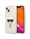 Etui Karl Lagerfeld KLHCP13SKHTUGLGO Apple iPhone 13 mini złoty/gold hardcase Glitter Karl`s Head