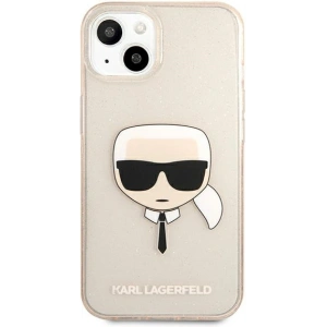 Hurtownia GSM - Case Karl Lagerfeld KLHCP13SKHTUGLGO Apple iPhone 13 mini gold/hartcase Glitter Karl`s Head - KLD631GLD - {ean13} - Hurt