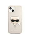 Hurtownia GSM - Etui Karl Lagerfeld KLHCP13SKHTUGLGO Apple iPhone 13 mini złoty/gold hardcase Glitter Karl`s Head - KLD631GLD - {ean13} - Hurt
