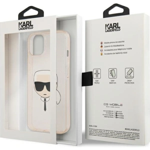 Hurtownia GSM - Case Karl Lagerfeld KLHCP13SKHTUGLGO Apple iPhone 13 mini gold/hartcase Glitter Karl`s Head - KLD631GLD - {ean13} - Hurt