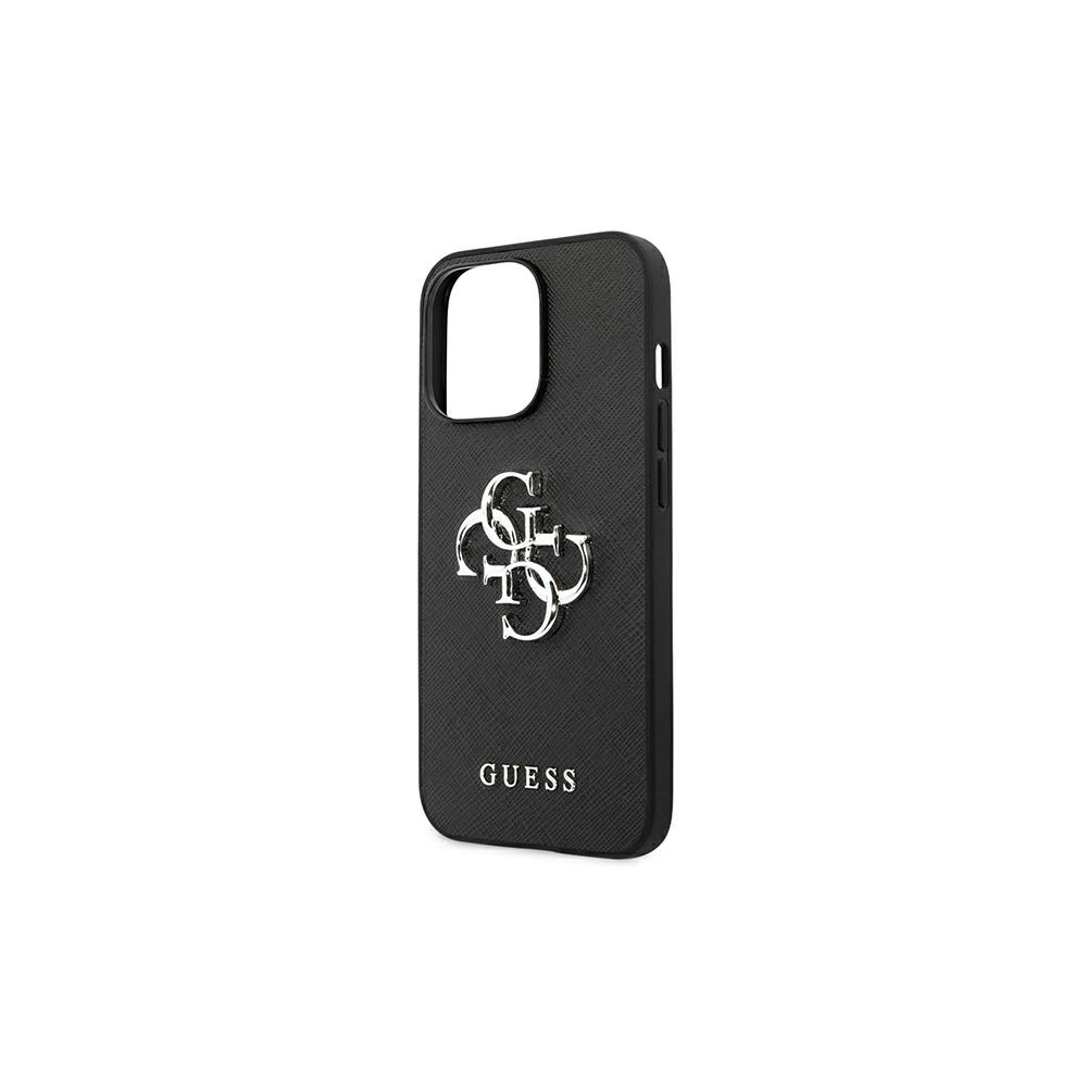 Hurtownia GSM - Etui Guess GUHCP13XSA4GSBK Apple iPhone 13 Pro Max černý/black hardcase Saffiano 4G Metal Logo - GUE1295BLK - {ean13} - Hurt