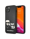 Etui Karl Lagerfeld KLHCP13SPCUSKCBK Apple iPhone 13 mini černý/black hardcase Ikonik Karl & Choupette