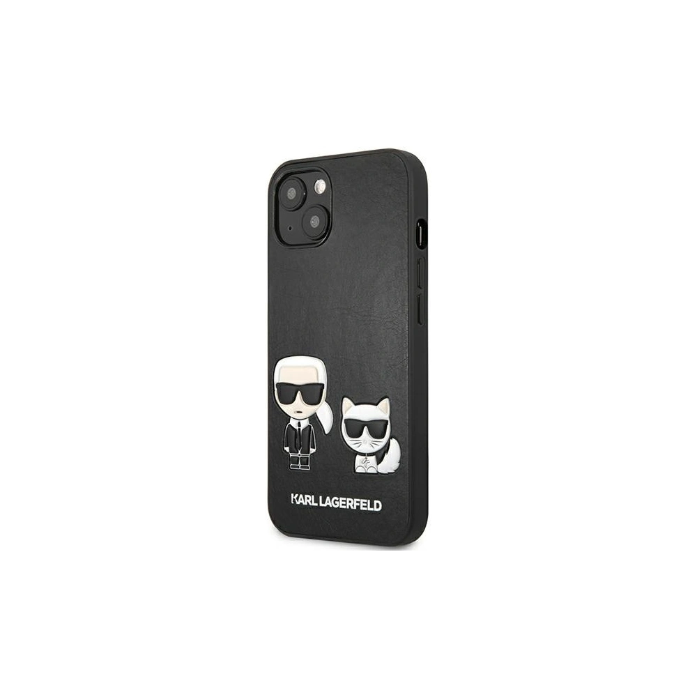 Hurtownia GSM - Etui Karl Lagerfeld KLHCP13SPCUSKCBK Apple iPhone 13 mini czarny/black hardcase Ikonik Karl & Choupette - KLD632BLK - {ean13} - Hurt