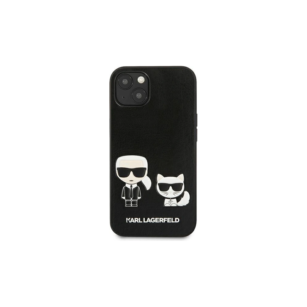 Hurtownia GSM - Etui Karl Lagerfeld KLHCP13SPCUSKCBK Apple iPhone 13 mini czarny/black hardcase Ikonik Karl & Choupette - KLD632BLK - {ean13} - Hurt